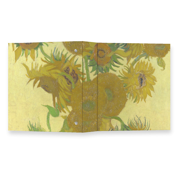 Sunflowers (Van Gogh 1888) 3 Ring Binders - Full Wrap - 1" - Open Outside