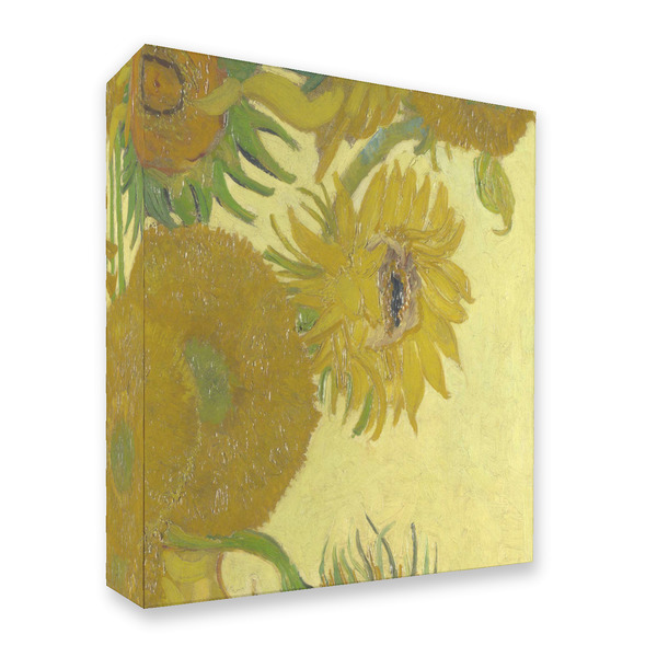 Sunflowers (Van Gogh 1888) 3 Ring Binders - Full Wrap - 2" - Front