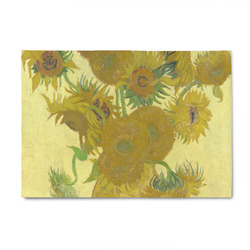 Sunflowers (Van Gogh 1888) 4' x 6' Patio Rug