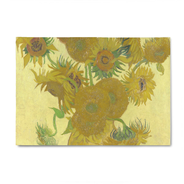 Custom Sunflowers (Van Gogh 1888) 4' x 6' Patio Rug