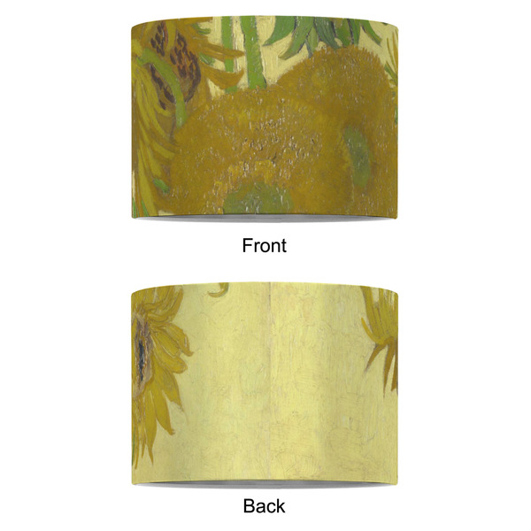 Sunflowers (Van Gogh 1888) 8" Drum Lampshade - APPROVAL (Fabric)