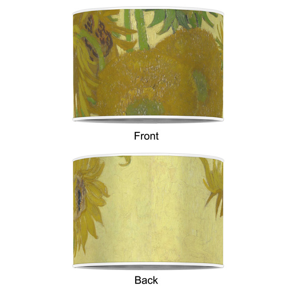 Sunflowers (Van Gogh 1888) 8" Drum Lampshade - APPROVAL (Poly Film)