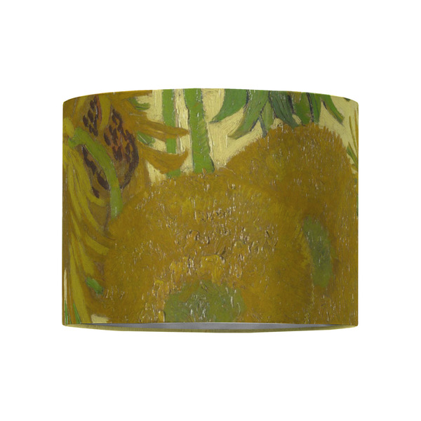 Sunflowers (Van Gogh 1888) 8" Drum Lampshade - Front (Fabric)