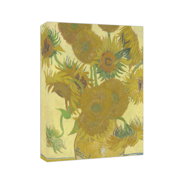 Sunflowers (Van Gogh 1888) 8x10 - Canvas Print - Angled View