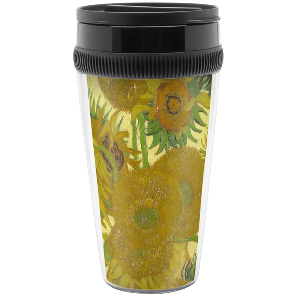 Custom Sunflowers (Van Gogh 1888) Acrylic Travel Mug without Handle