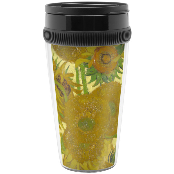 Custom Sunflowers (Van Gogh 1888) Acrylic Travel Mug without Handle