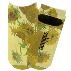 Sunflowers (Van Gogh 1888) Adult Ankle Socks
