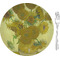Sunflowers (Van Gogh 1888) 8" Glass Appetizer / Dessert Plates - Single or Set