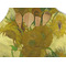 Sunflowers (Van Gogh 1888) Apron - Pocket Detail with Props