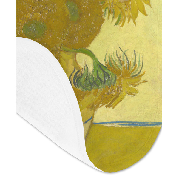 Sunflowers (Van Gogh 1888) Baby Bib - AFT detail