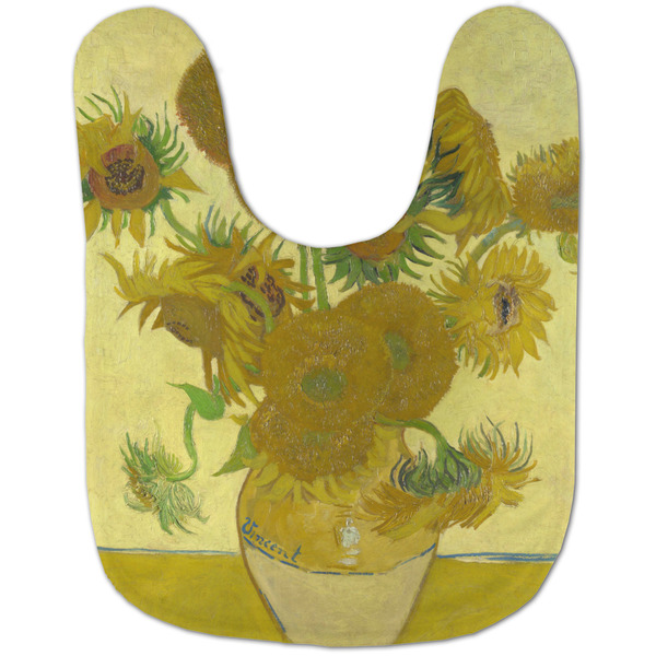 Sunflowers (Van Gogh 1888) Baby Bib - AFT flat