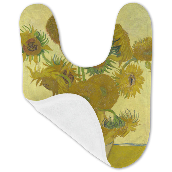 Sunflowers (Van Gogh 1888) Baby Bib - AFT folded