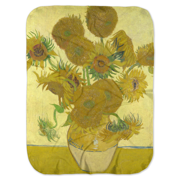 Custom Sunflowers (Van Gogh 1888) Baby Swaddling Blanket