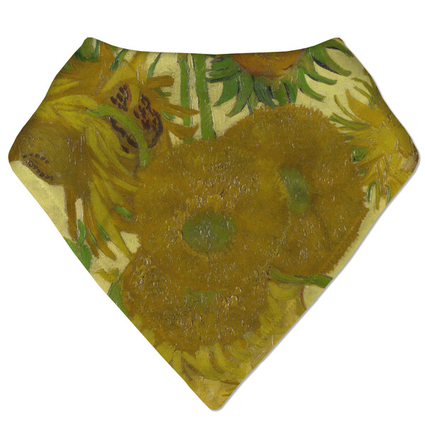 Custom Sunflowers (Van Gogh 1888) Bandana Bib