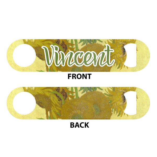 Sunflowers (Van Gogh 1888) Bar Bottle Opener - White - Approval