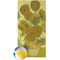 Sunflowers (Van Gogh 1888) Beach Towel - Front w/ Beach Ball