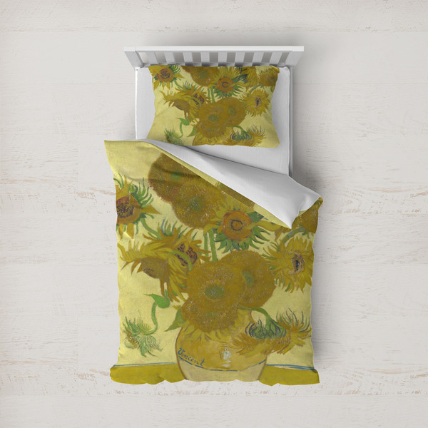 Custom Sunflowers (Van Gogh 1888) Duvet Cover Set - Twin