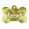 Sunflowers (Van Gogh 1888) Bone Shaped Dog ID Tag