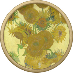 Sunflowers (Van Gogh 1888) Cabinet Knob - Gold