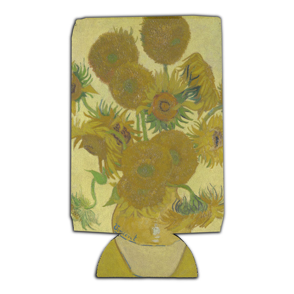Sunflowers (Van Gogh 1888) Can Cooler - 16oz - Set of 4 - Front