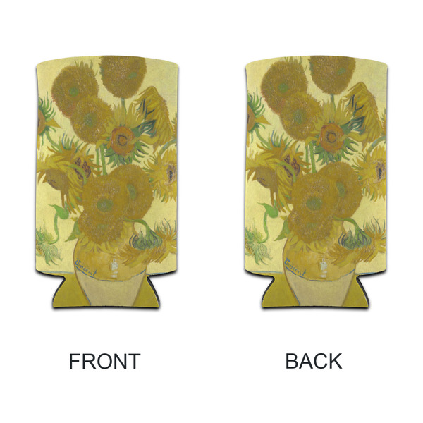 Sunflowers (Van Gogh 1888) Can Cooler - Tall 12oz - Front & Back