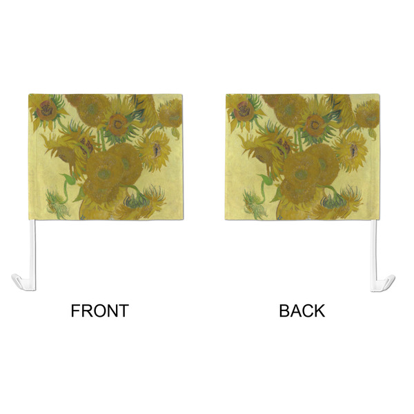 Sunflowers (Van Gogh 1888) Car Flag - Large - APPROVAL
