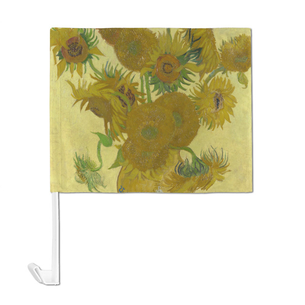 Sunflowers (Van Gogh 1888) Car Flag - Large - FRONT