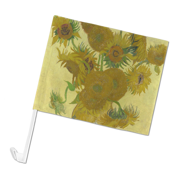 Custom Sunflowers (Van Gogh 1888) Car Flag - Large