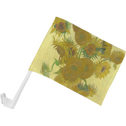 Sunflowers (Van Gogh 1888) Car Flag - Small