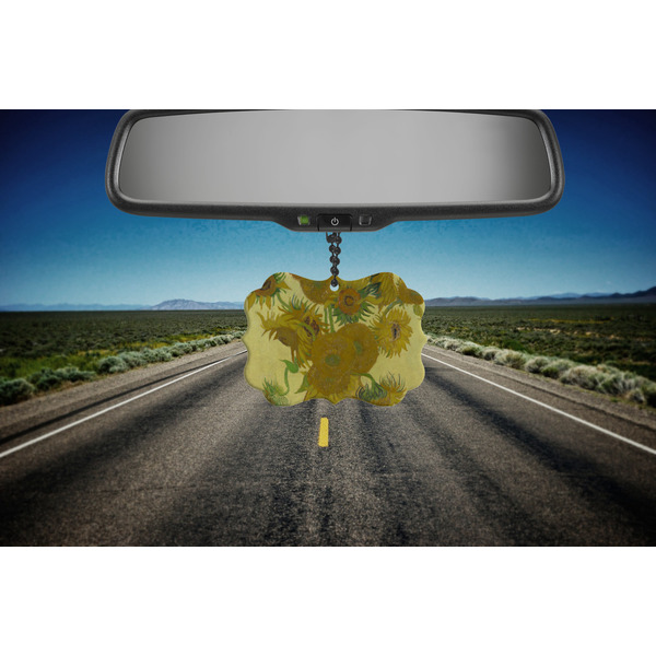 Sunflowers (Van Gogh 1888) Car Ornament (Road)