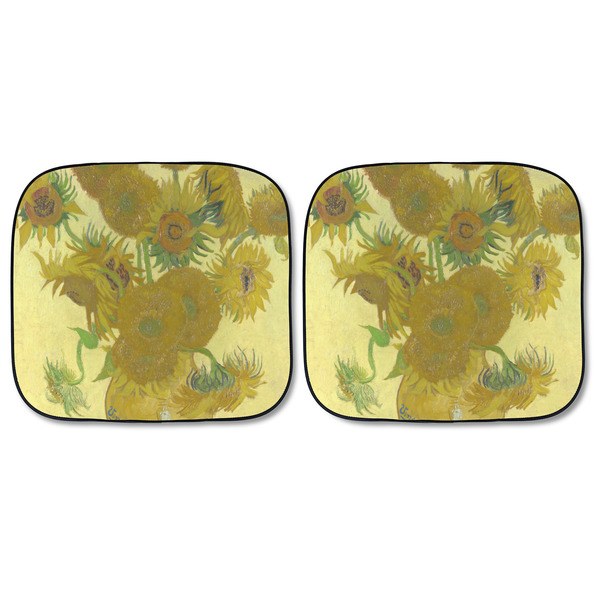 Sunflowers (Van Gogh 1888) Car Sun Shades - FRONT