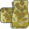 Sunflowers (Van Gogh 1888) Car Floor Mats Set - 2 Front & 2 Back