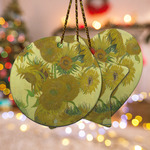 Sunflowers (Van Gogh 1888) Ceramic Ornament
