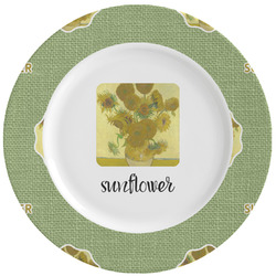 Sunflowers (Van Gogh 1888) Ceramic Dinner Plates (Set of 4)