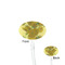 Sunflowers (Van Gogh 1888) Clear Plastic 7" Stir Stick - Oval - Front & Back