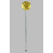 Sunflowers (Van Gogh 1888) Clear Plastic 7" Stir Stick - Round - Single Stick