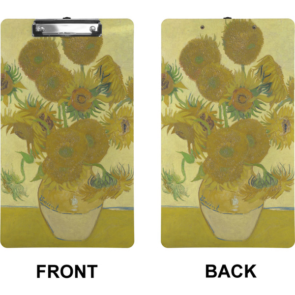 Sunflowers (Van Gogh 1888) Clipboard (Legal) (Front + Back)