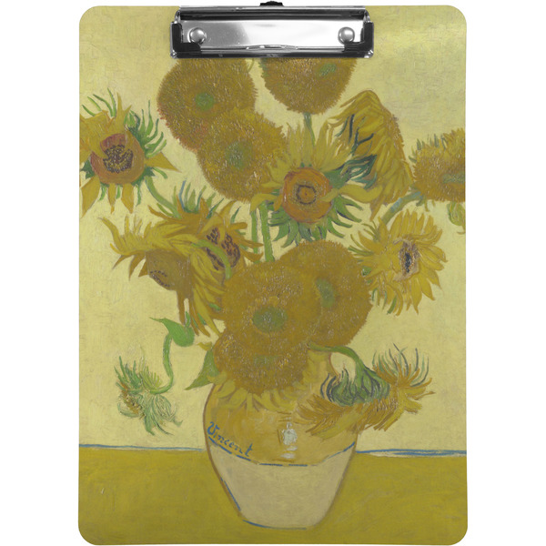 Custom Sunflowers (Van Gogh 1888) Clipboard