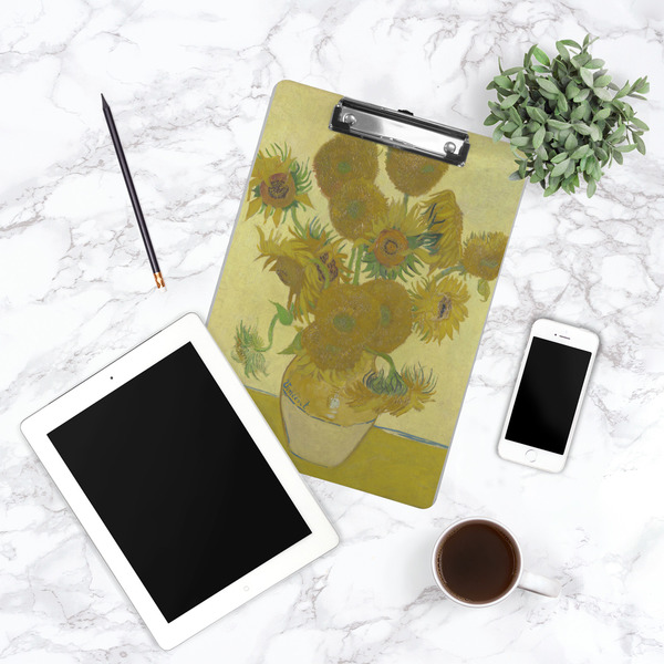 Sunflowers (Van Gogh 1888) Clipboard - Lifestyle Photo