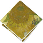 Sunflowers (Van Gogh 1888) Cloth Cocktail Napkin - Single