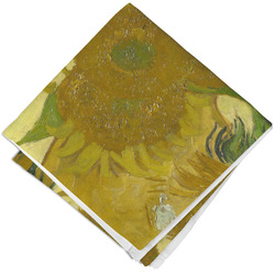 Sunflowers (Van Gogh 1888) Cloth Cocktail Napkin - Single