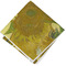 Sunflowers (Van Gogh 1888) Cloth Napkins - Personalized Lunch (Folded Four Corners)
