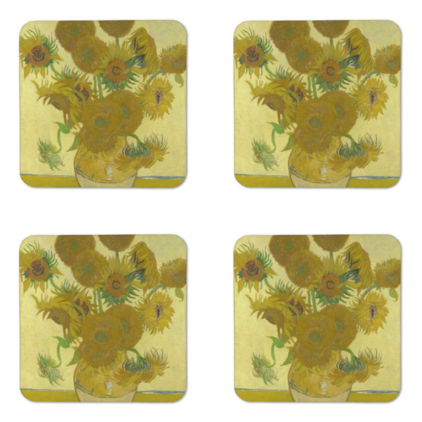 Sunflowers (Van Gogh 1888) Coaster Set - APPROVAL