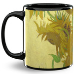 Sunflowers (Van Gogh 1888) 11 Oz Coffee Mug - Black