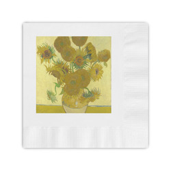 Sunflowers (Van Gogh 1888) Coined Cocktail Napkins
