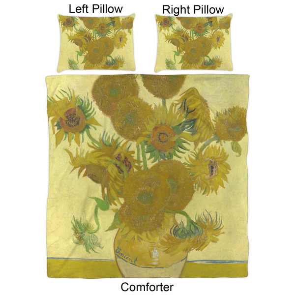 Sunflowers (Van Gogh 1888) Comforter Set - Queen - Approval