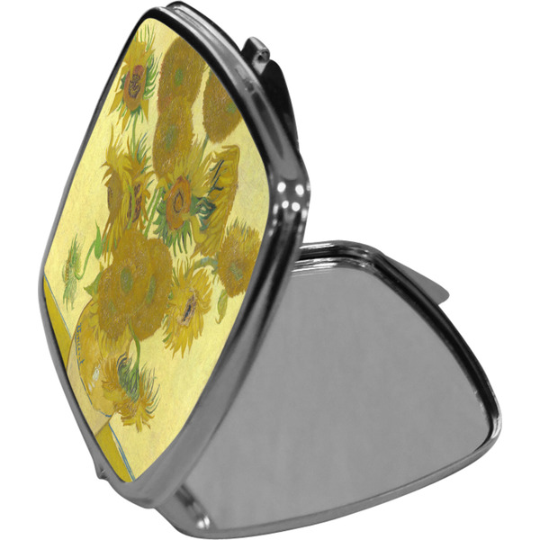 Sunflowers (Van Gogh 1888) Compact Mirror (Side View)