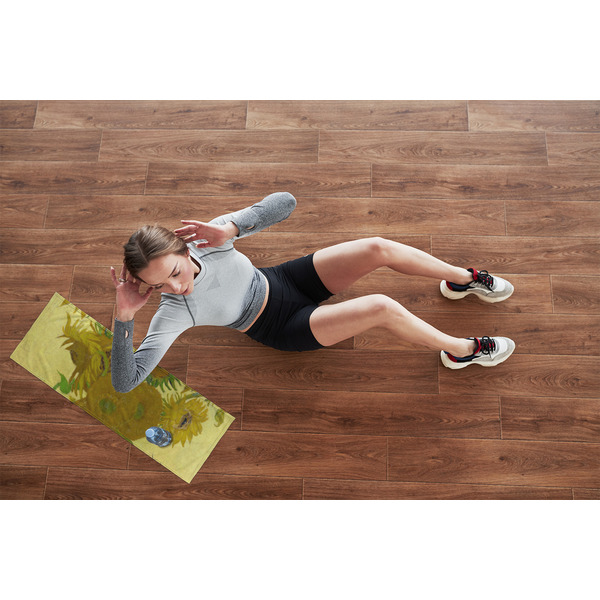 Sunflowers (Van Gogh 1888) Cooling Towel- Lifestyle