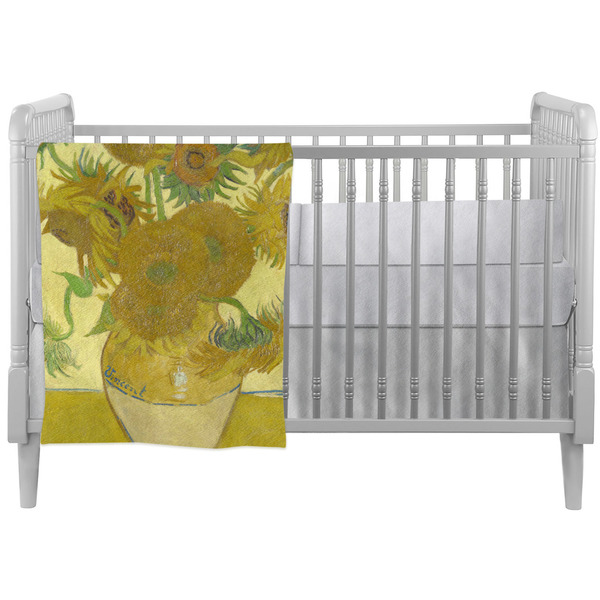 Custom Sunflowers (Van Gogh 1888) Crib Comforter / Quilt