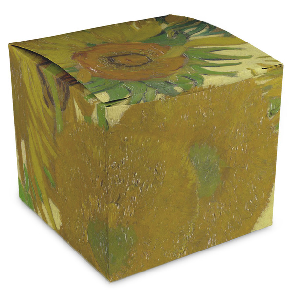 Custom Sunflowers (Van Gogh 1888) Cube Favor Box